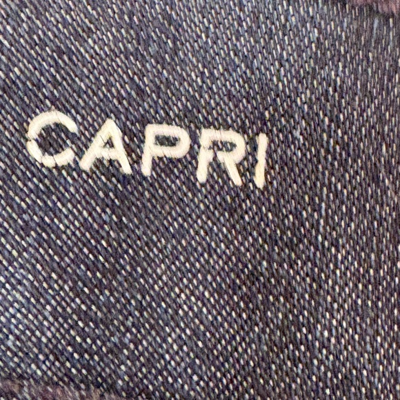 St. John's Bay Women's Denim Capris - Dark Blue size 14 - Picture 8 of 11